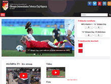 Tablet Screenshot of olimpiacluj.ro